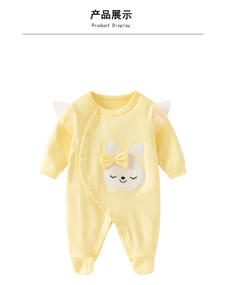 Newborn Baby Clothes Spring Baby Romper Princess style girls Sleepsuit Girl Sleepwear One-pieces Jumpsuit Baby Clothing Jumpsuit