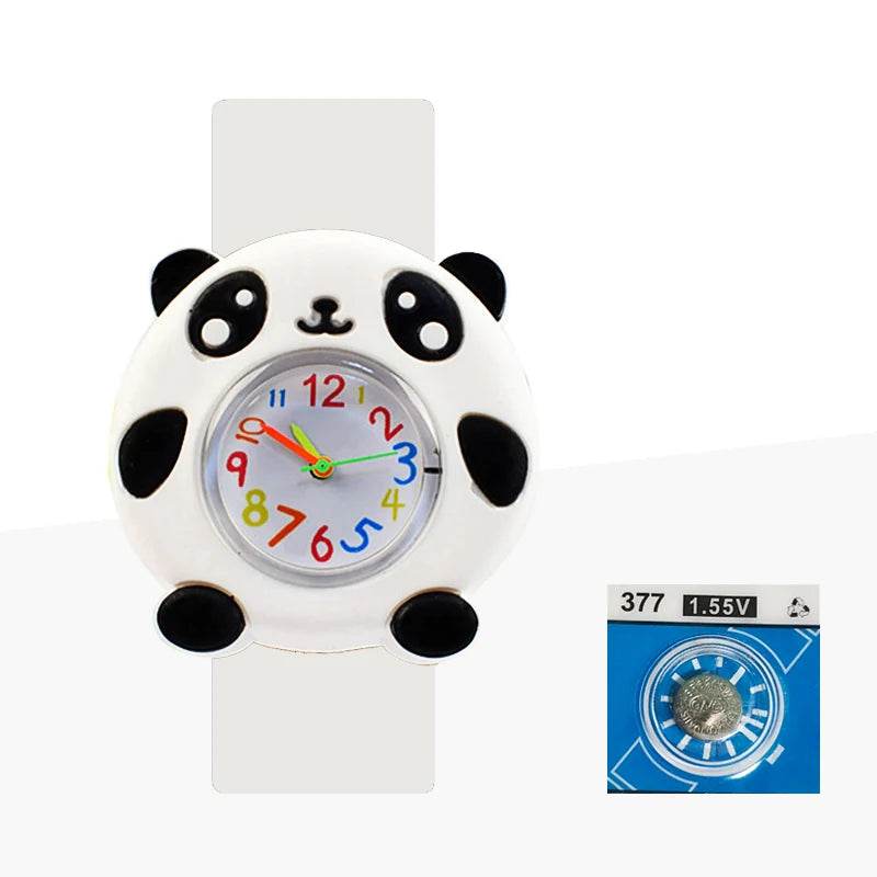 Baby Birthday Gift Children Toys Watches Cartoon Animal Dial Bracelet Kids Watches for Boy Girl 2-15 Years Old Child Clock - AIAZ