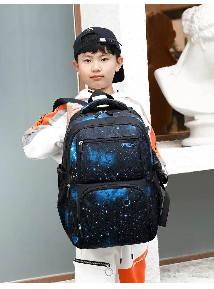 Boys Backpacks 3 Pieces Sets School Bags Large Size Bag For Teenagers Children Knapsack Big Boy Backpack Middle School Students - AIAZ