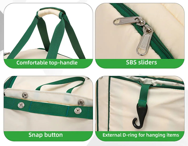 Badminton Tennis Rackets Backpack Large Capacity Gym Fitness Sports Training Shoulder Bag Shoes Pocket Outdoor Luggage Handbag