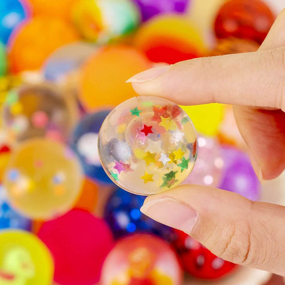 10/20/30/40/50Pcs Bouncy Ball Toys Kid Birthday Party Favors Gifts for Guests Rubber Bouncing Ball Pinata Goody Bag Fill Prizes - AIAZ
