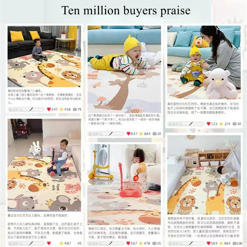 Multi-size selection Children's Safety Mat Rugs Non-toxic High-quality Baby Activity Gym Crawling Play Mats Carpet Baby Games