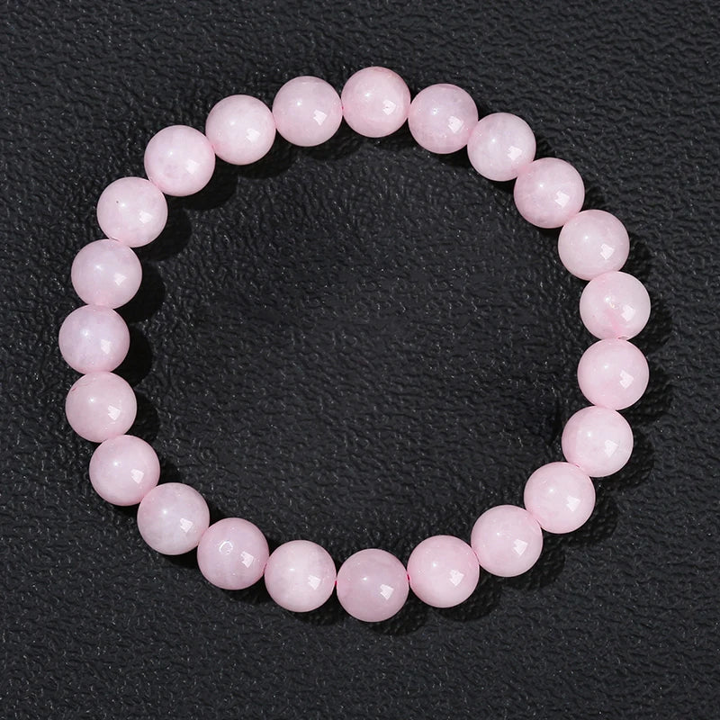 JD Natural Stone Lapis Lazuli Rock Quartz Amethyst Beads Bracelet for Women Men Reiki Healing Strand Bracelet Energy Jewelry