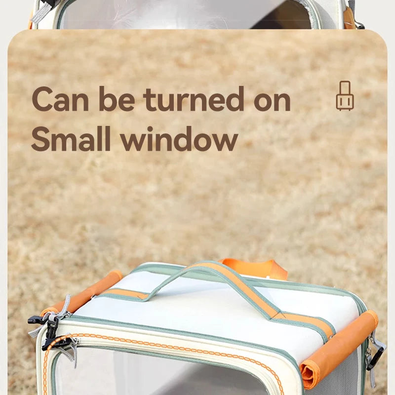 HOOPET Cats Travel Bag Portable Out Pet Trolley Suitcase Universal  Small Dogs Bag Cat Backpack Detachable Pet Supplies