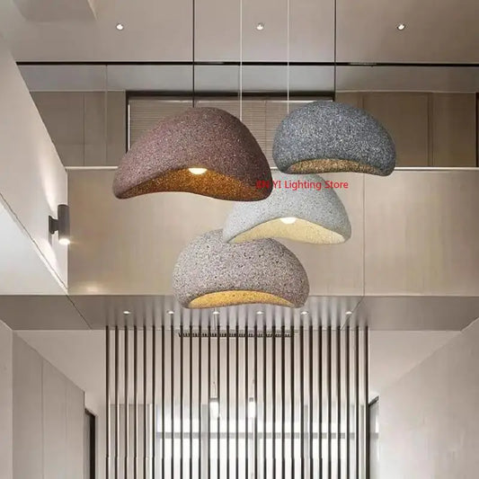 Hot Sales Wabi Sabi Style Chandelier for  Homestay Hotelempty Villa Living Room Restaurant Lighting Fixtures G80 Bulb