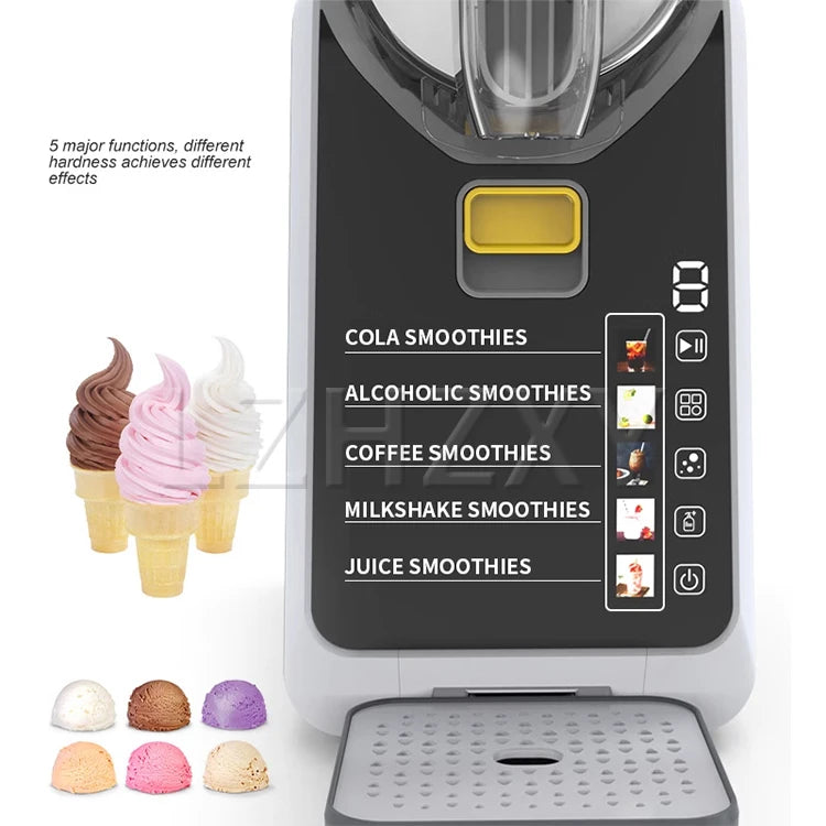Snow melting machine Small household cold drink slush machine smoothie beverage machine milkshake machine shaved ice machine ful