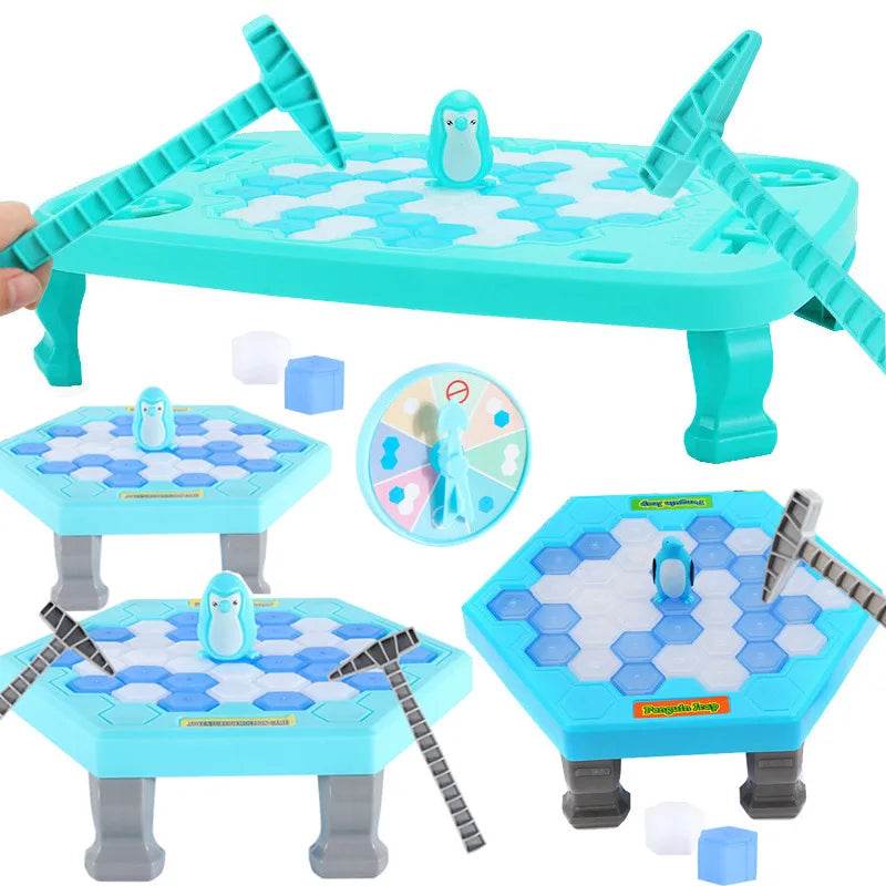 Penguin Breaking Ice Table Game Parent-child Interactive Puzzle Toys party game for kids juegos family games Birthday gift toys - AIAZ