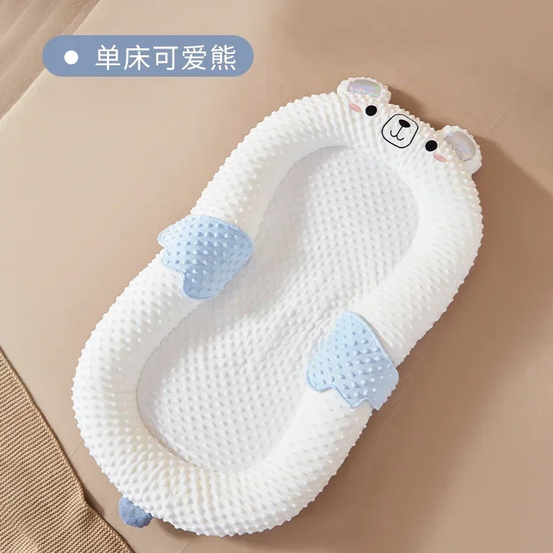 92 Baby Bedside Sleeper - Newborn Lounger Cushion, Anti-Reflux, Sleep Positioner for 0-3 Years, Infant Co-Sleeper.