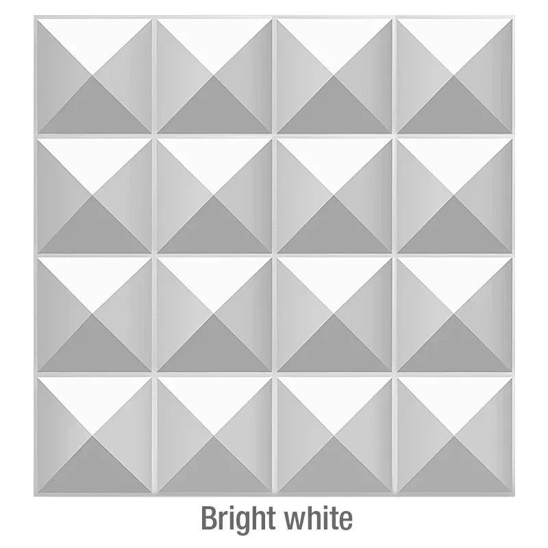 30cm house wall renovation geometric 3D wall panel non-self-adhesive 3D wall sticker art tile 3d wallpaper room bathroom ceiling