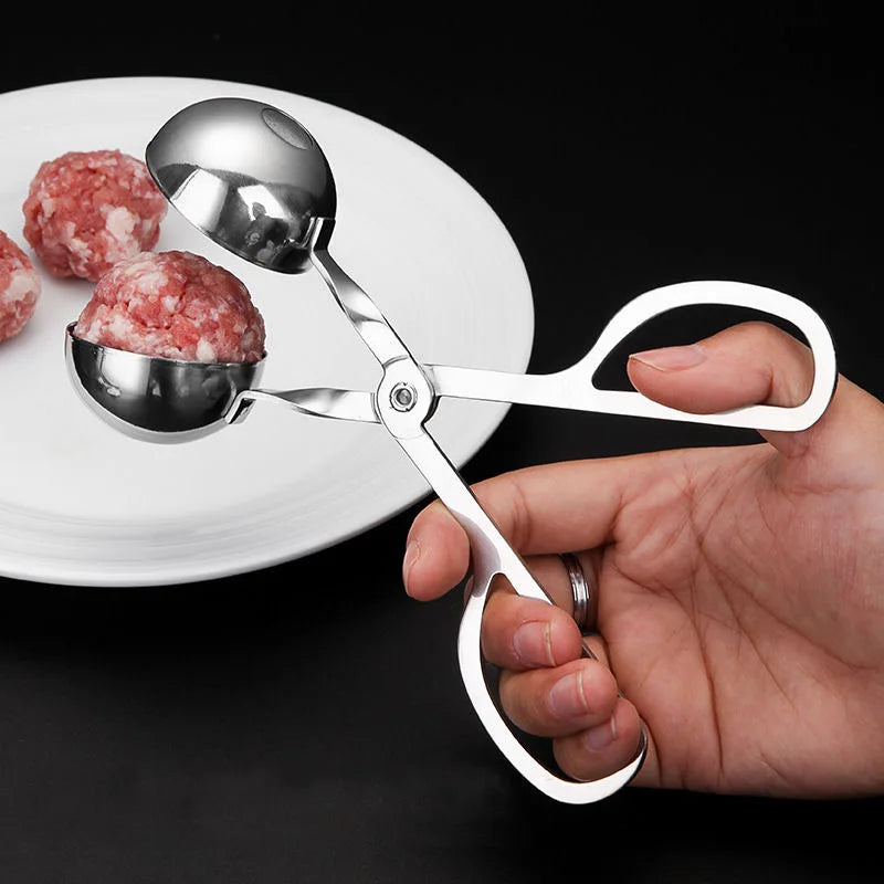 Stainless Steel Meatball Clips Meatballs Maker Tool Non Stick Stuffed Meat Balls Fish Ball Rice Ball Making Mold Kitchen Gadgets