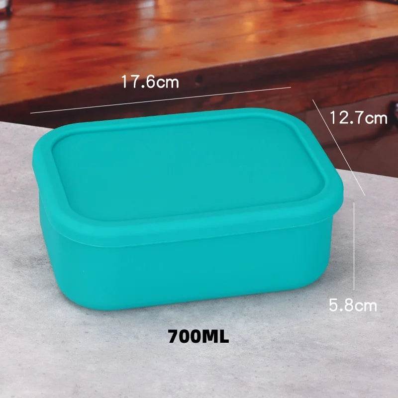 Silicone Bento Boxes Lunch Container, YONGHAO Leak-Proof Lunch Container, BPA-Free, Dishwasher Safe - AIAZ