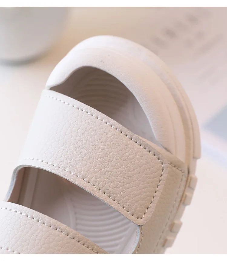 Kids Sandals Children Summer Beach Shoes for Boys Girls Toddlers Little Boy Sandals Fashion 2023 New Toes-covered Anti-kick Soft