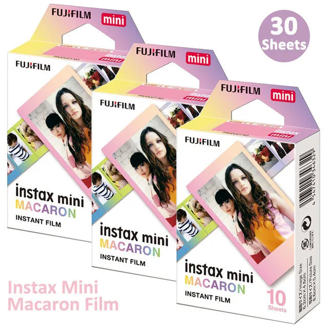 Fujifilm Instax Mini Film White 10 20 40 60 80 100 Sheets For FUJI Instant Photo Camera Mini 12/11 Mini 9 8 7 70 90 Film Camera