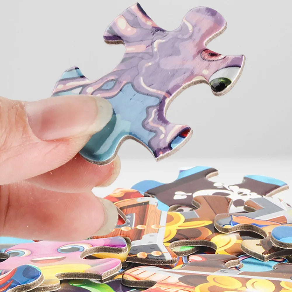 48 Pieces Puzzle Toys Children's Early Education Toys Kindergarten Souvenirs Gifts Exercising Thinking and Hands-on Abilities