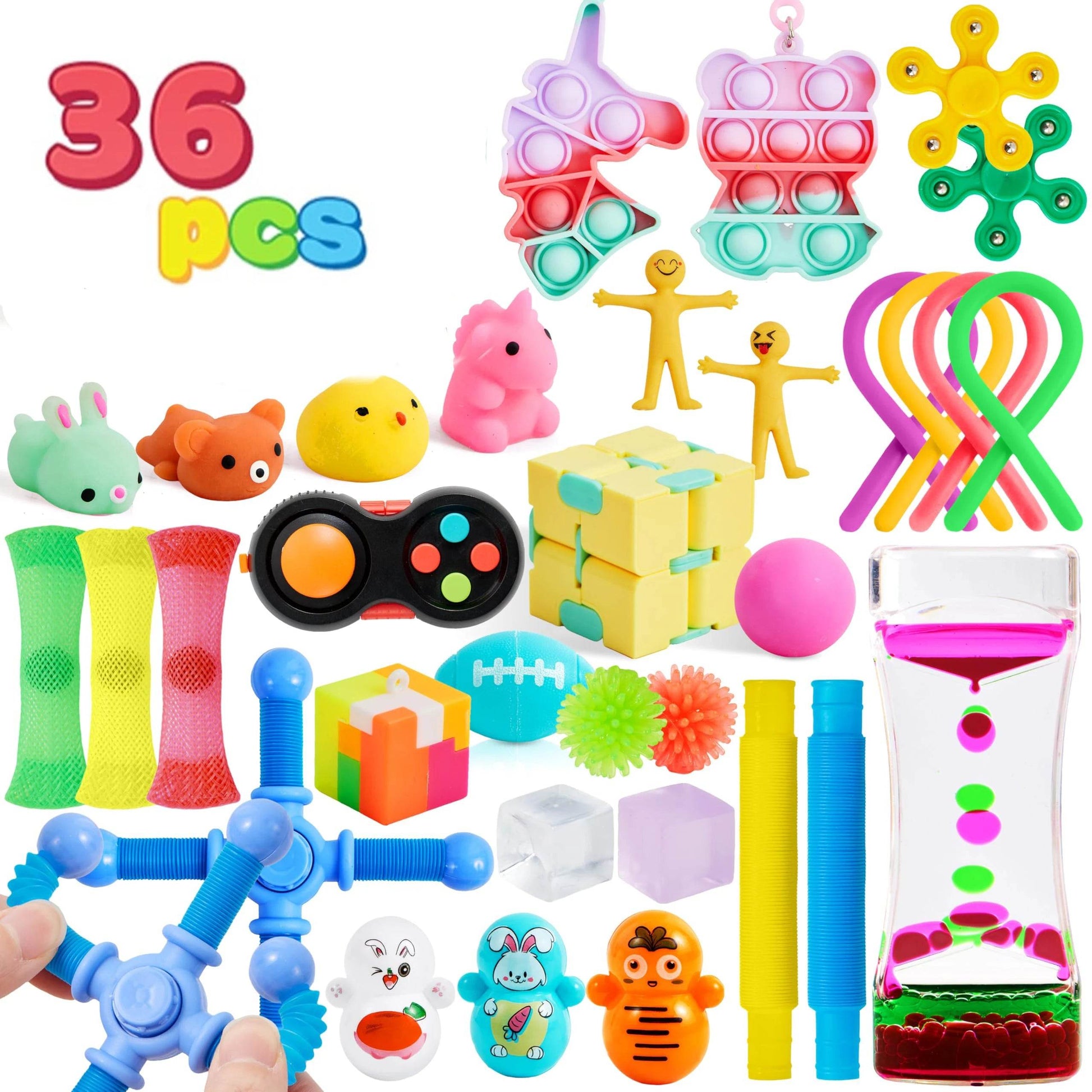 36 Pcs Party Favors for Kids, Popular Fidget Toys Pack, Goodie Bags Fillers for Kids Birthday Party, Prizes in Bulk for School - AIAZ