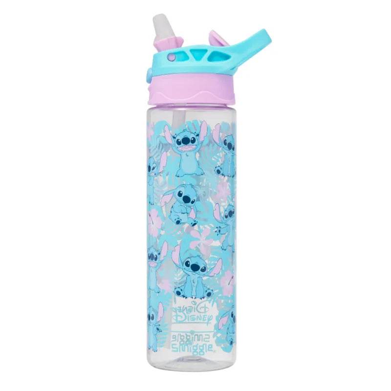 Genuine Smilgle Stitch Backpack Large Capacity For Primary And Secondary School Students Cartoon Lunch Bag Water Bottle Gifts - AIAZ