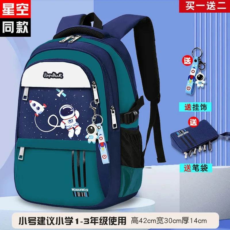 Kids Backpack Children School Bags for Boys Orthopedic School Backpack Waterproof Primary Schoolbag Book Bag Mochila Infantil - AIAZ