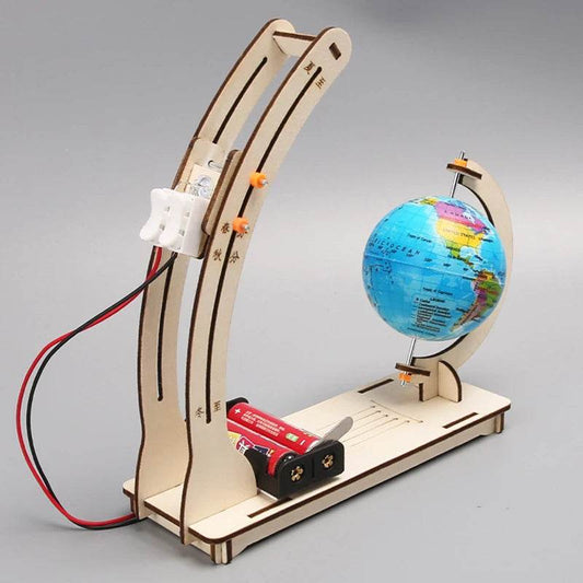 Day Night Alternation Globe Kids Science Toys DIY STEM Technological Physics Learning Kit Funny Teaching Aids Educational Toys - AIAZ