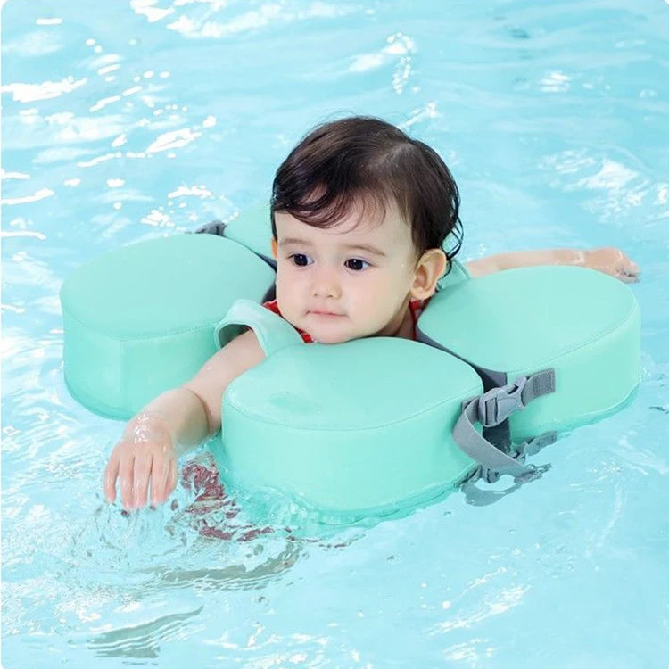 Non-inflatable Baby Swimming Floating Ring Anti Rollover Kid Swim Trainer Child Underarm Swimming Ring for 3-36 Months Baby