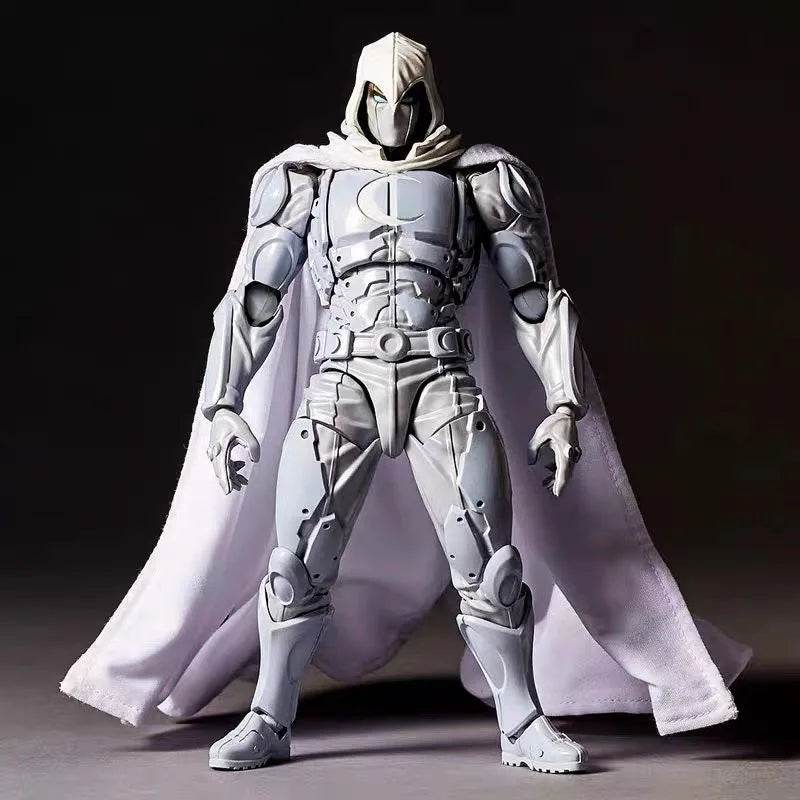 16cm Moon Knight Figure Revoltech AMAZING YAMAGUCHI Avengers Marc Spector Action Figurine Collection Ornament Model Toys Gifts - AIAZ