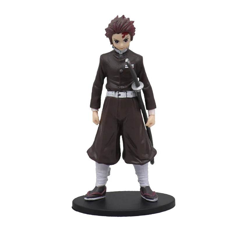 Anime Demon Slayer Figure Kamado Tanjirou Nezuko Action Figures Model Toys Zenitsu Figurine Inosuke Kimetsu No Yaiba Figura - AIAZ