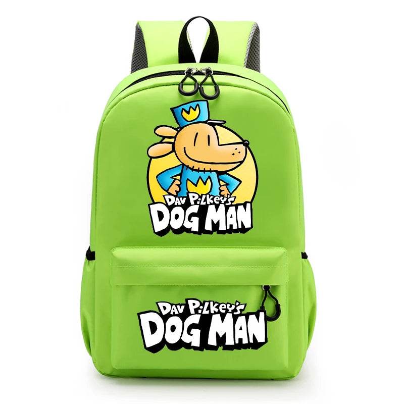 New Dog Man Kids Backpacks Boys Large-capacity School Backpack Cute Cartoon School Bags Children School Supplies Birthday Gifts - AIAZ
