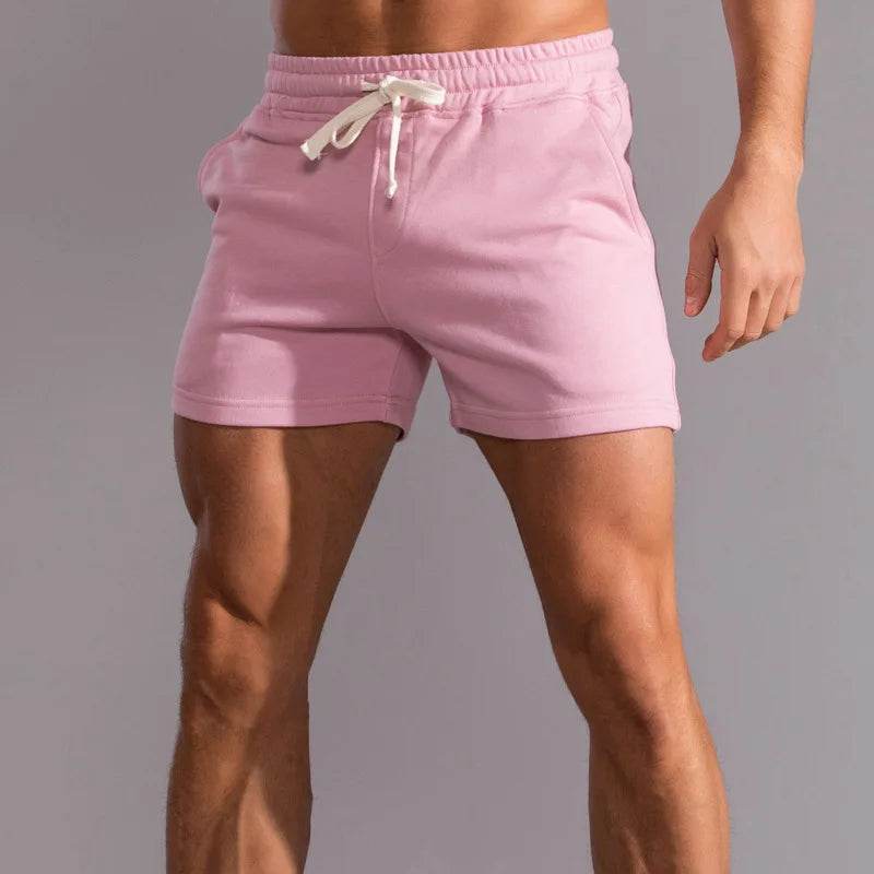 Summer Casual Shorts Men Breathable 100% Cotton Beach Shorts Comfortable Fitness Basketball Sports Short Pants Male Bermudas - AIAZ