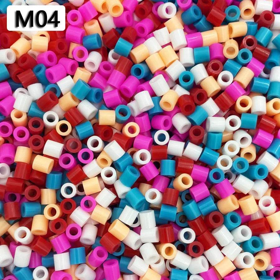 5MM 1000PCs Pixel Puzzle Iron Beads for kids Perler Hama Beads Diy High Quality Handmade Gift toy Fuse Beads - AIAZ