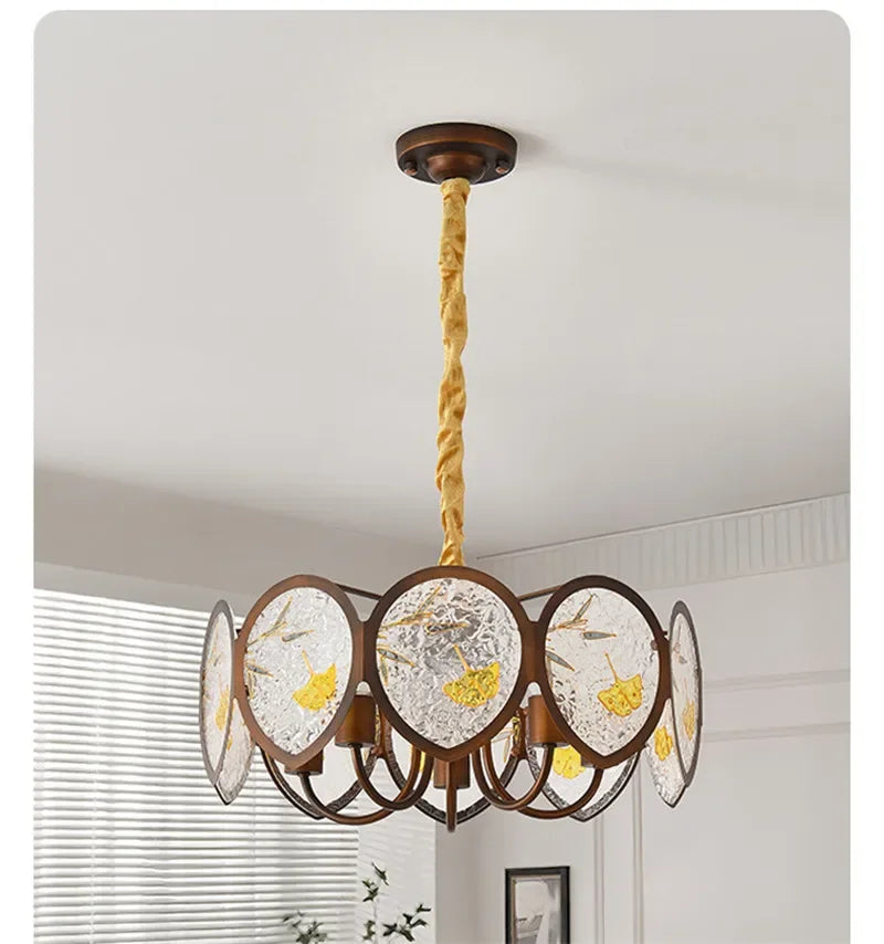 TEMOU Contemporary Restaurant Pendant Lamp French Retro Bedroom Study Villa Hotel Rooms Bar Counter Cafe  Aisle Light