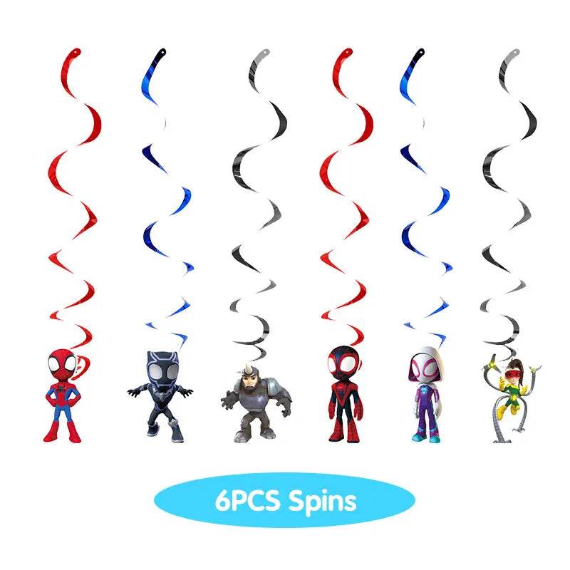 Spidey And His Amazing Friends Birthday Decoration Party Supplies Paper Cups Plates Napkins Tableware Tablecloth Kids Balloons - AIAZ