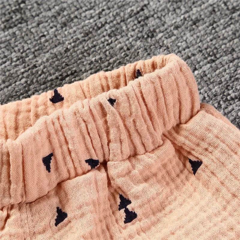 Summer Infant Baby Shorts for Boys Girls PP Pants Children's Clothing Boys Comfortable Cotton Linen Kids Clothes Shorts 3M-6Y - AIAZ