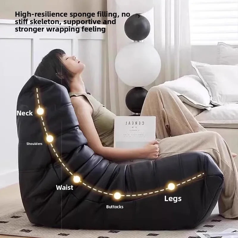 Lazy sofa, leisure bedroom, balcony lounge chair, tatami lounge chair, single sofa chair, living room