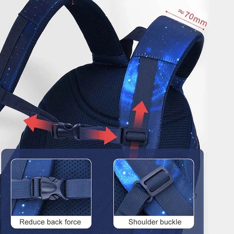 Back to School Adjustable Kids School Backpack for Boys Girls Lightweight Growth Design Waterproof Elementary Primary school Boo - AIAZ