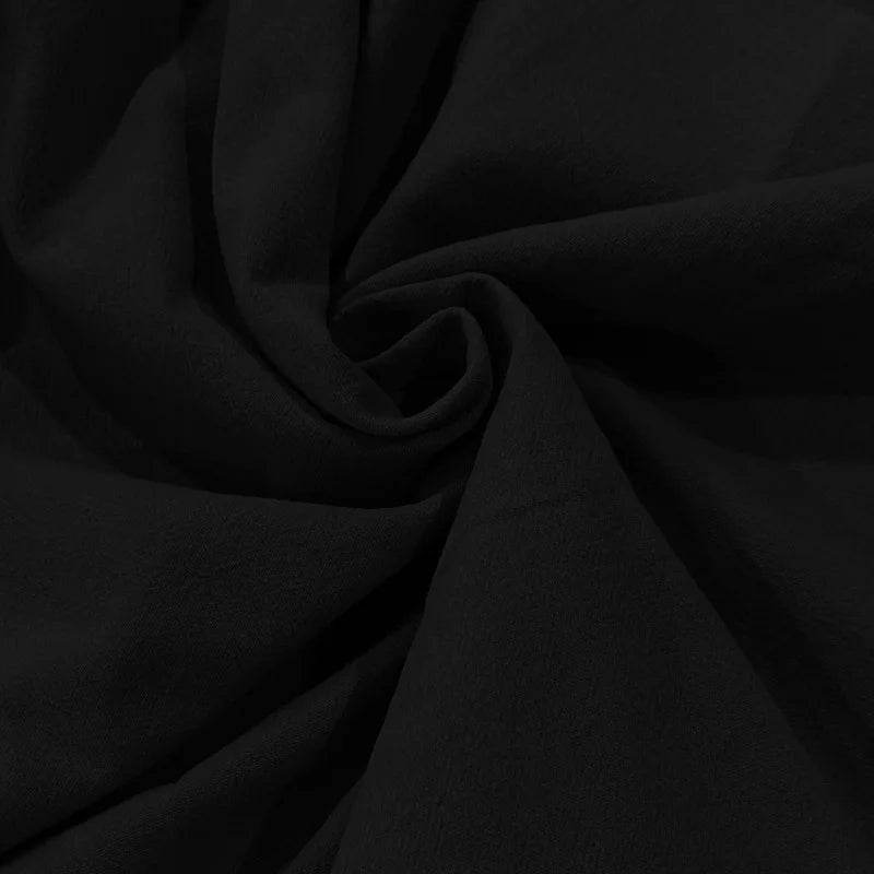 24 New cotton and linen shirts hooded loose large size casual sweater long sleeve hoodie men - AIAZ