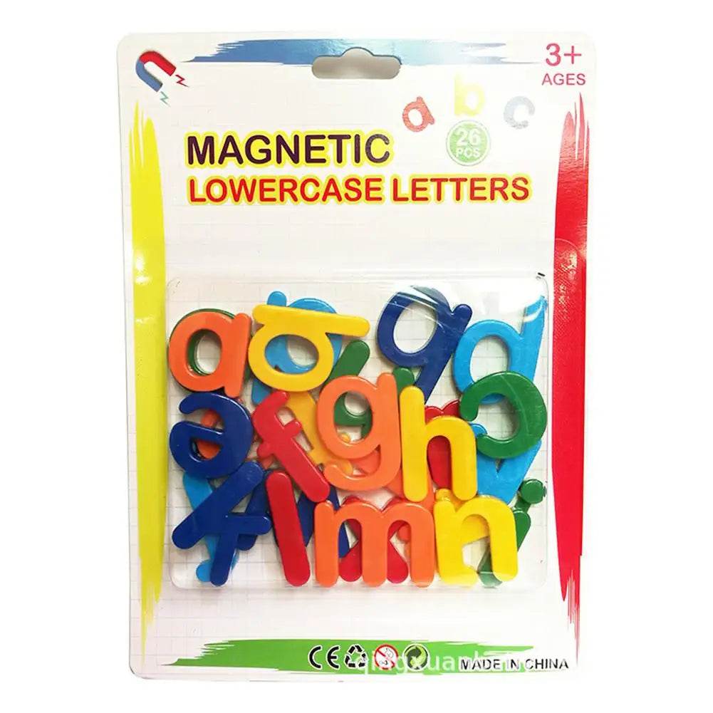 Kids Magnetic Learning Alphabet Letters Plastic Refrigerator Stickers Toddlers Kids Learning Spelling Counting Educational Toys - AIAZ