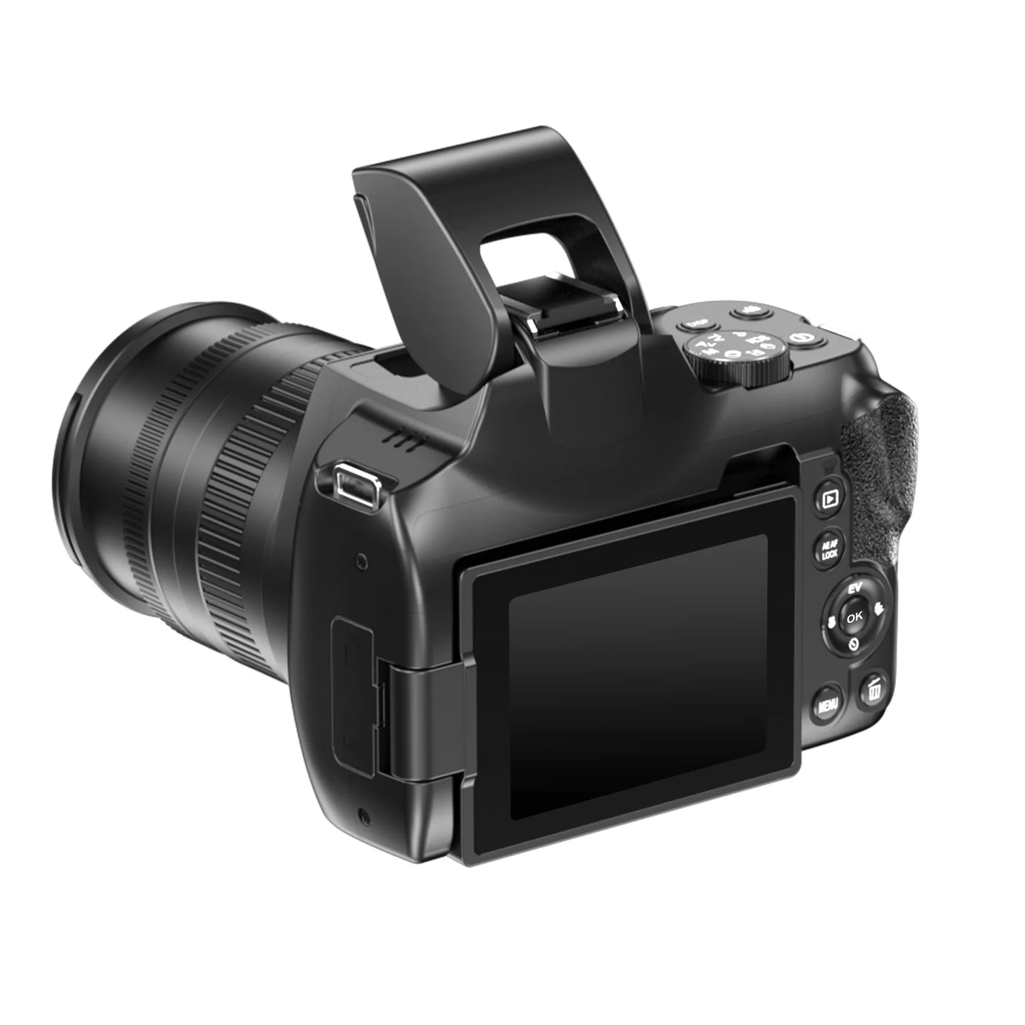 72Mp Hd Digital Camera with Anti-Shake, 10X Optical Zoom, Mirrorless Travel Photography