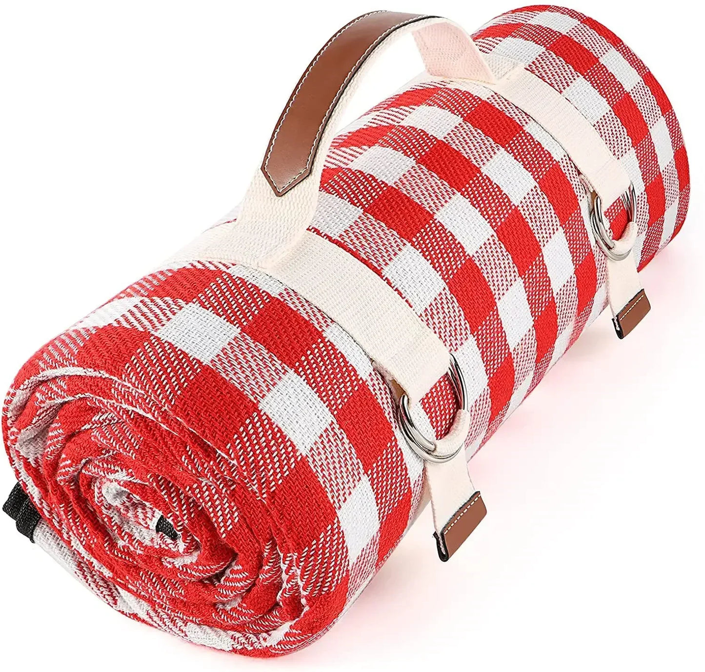 Waterproof Picnic Blanket with Carry Strap for Beach Mat or Family Outdoor Camping Party Large Picnic Outdoor Blanket