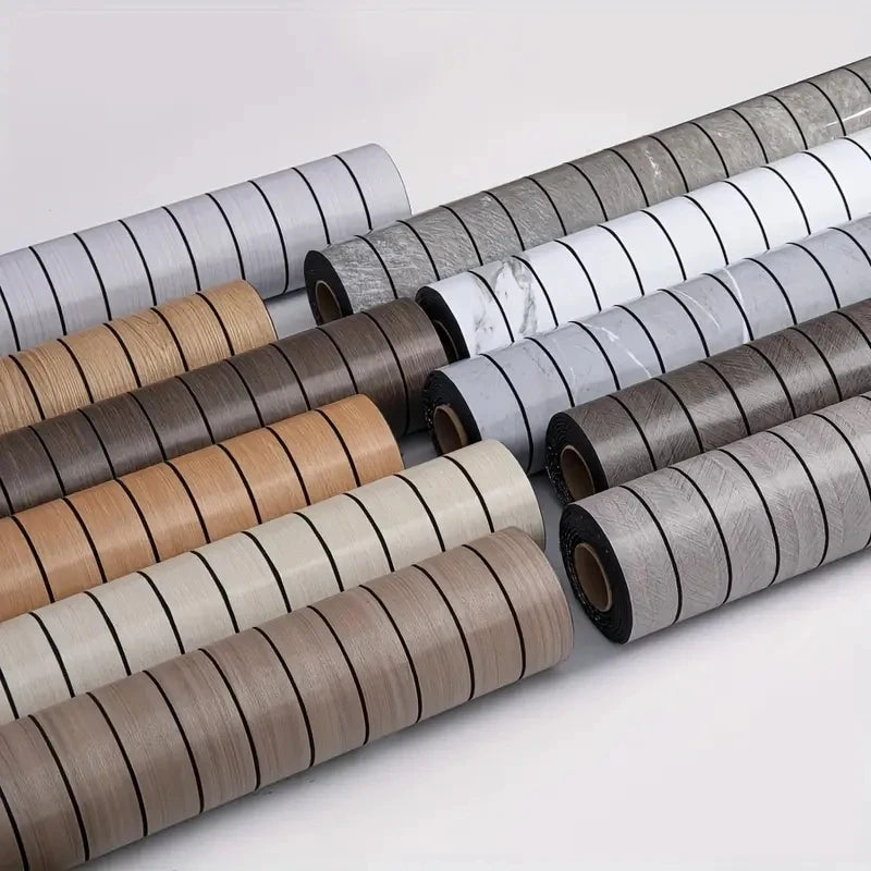 Extra thick 3D retro wood grain self-adhesive wallpaper - perfect for DIY ceiling and wall projects, SXP resin, removable and wa