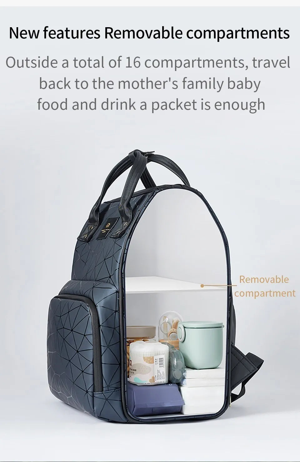 AIBEDILA Mommy Bag Waterproof Large Capacity Fashionable and High Quality Supplies Supplies for Pregnant Women Babies Backpacks