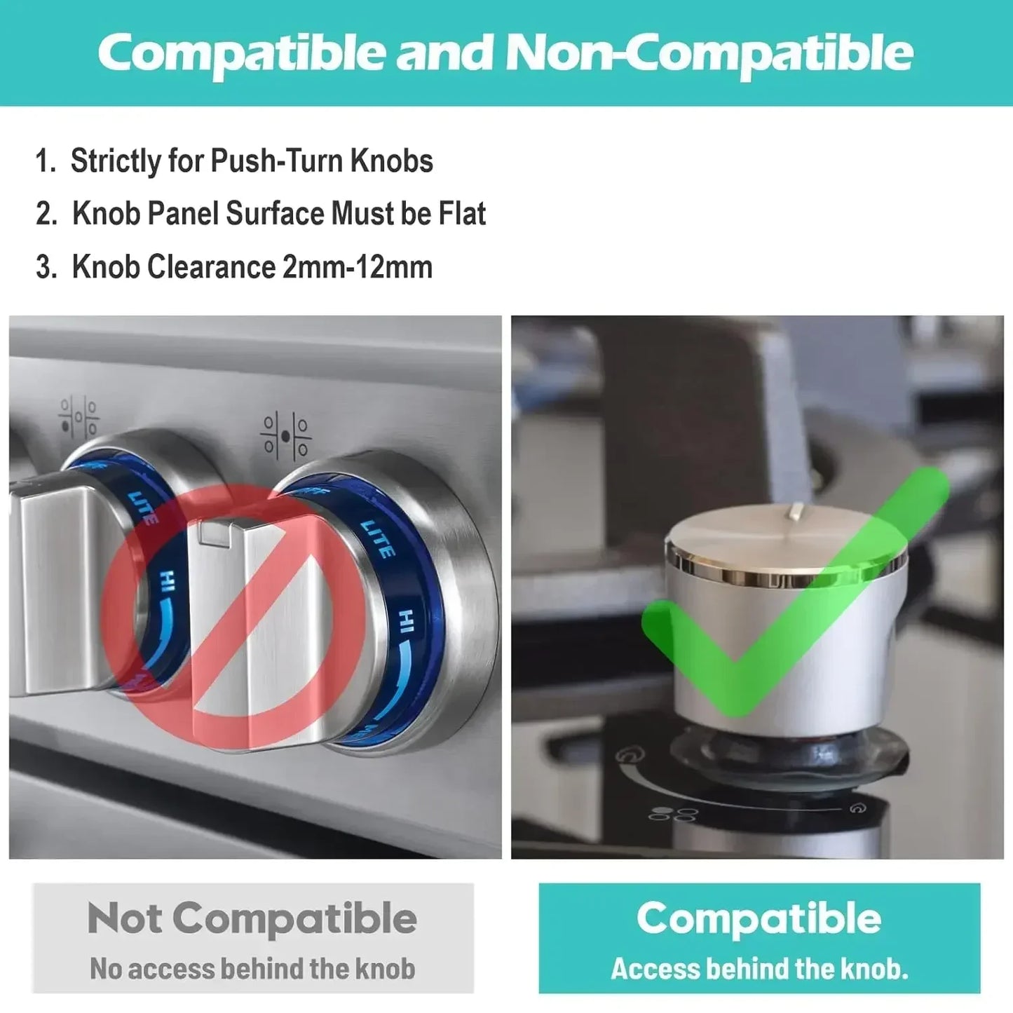 Kitchen Shrinking Gas Stove Knob Lock Baby Protection Oven Knob Cover Lock Child Safety Clip To Prevent Accidental Contact