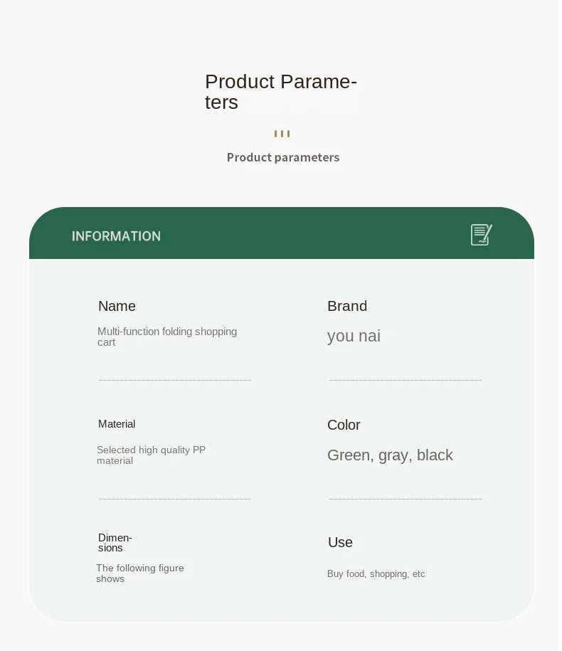 Multifunctional Camping Trolley Large Capacity Portable Folding Outdoor Storage Box Home Camping Push Box Camping Equipment