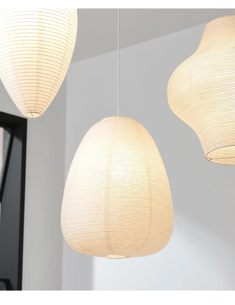 Janpanese Akari Rice Paper Lamp modern Noguchi Yong Pendant Lamp Living Room Bedroom Corner Designer Light