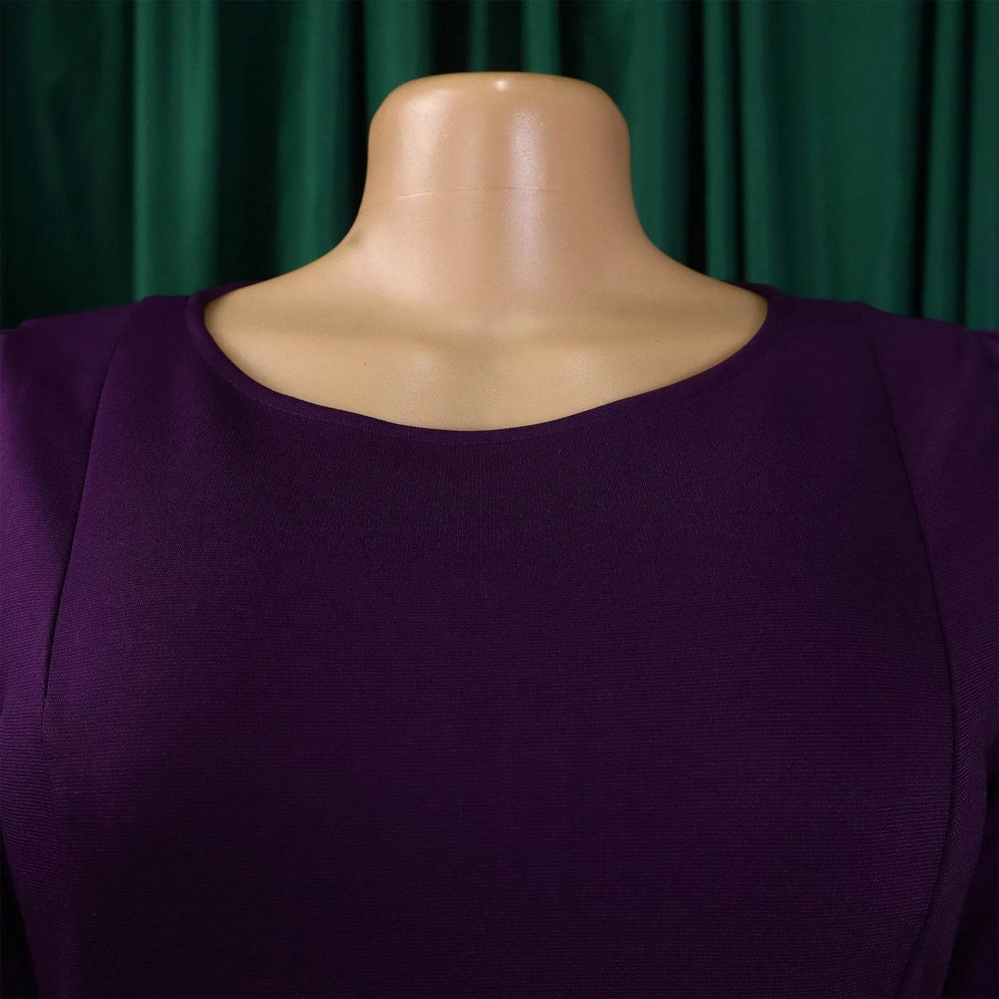 Elegant Office Dress for Women Professional O Neck Short Sleeve Belt Waisted A Line Mid Calf Formal Business Work Dress Midi New - AIAZ