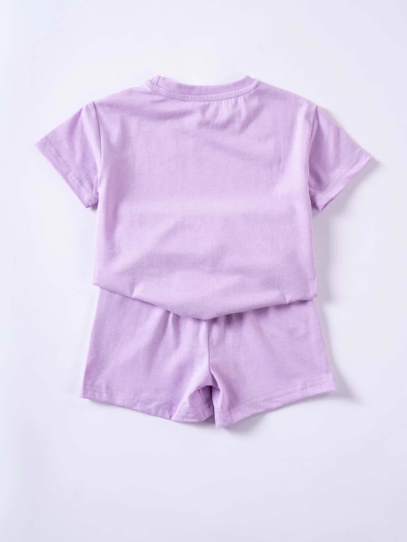 Summer Cotton Toddler 2pcs Boys Girls Printed Round Neck Top + Shorts Set Comfortable Skin-friendly Casual Clothing 2024 New