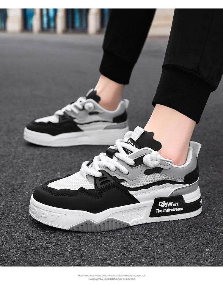 Men Shoes Platform Male Sneakers 2025 New Vulcanized Shoes for Men Casual Running Shoes Large Size 45 46 Hot Sapatos Masculinos - AIAZ