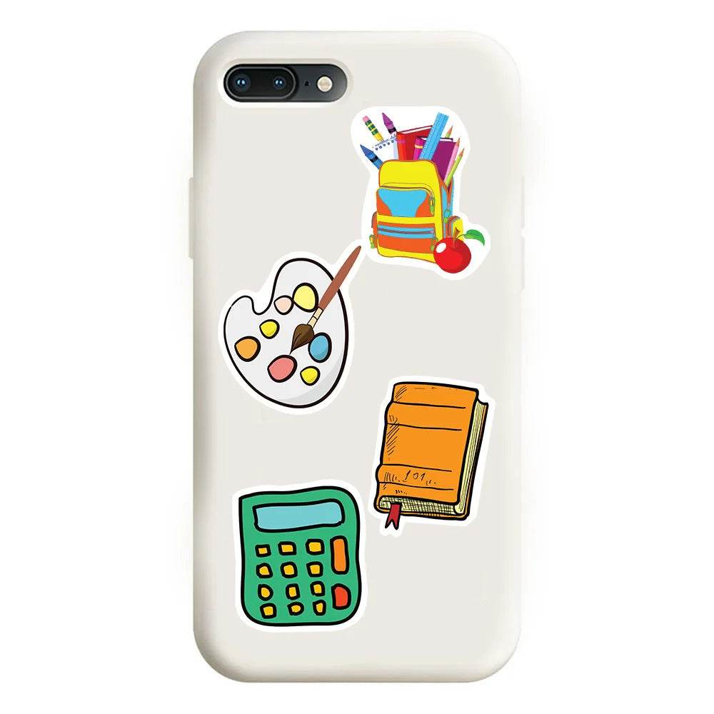 10/30/50Pcs Start of school season supplies stickers For Suitcase Skateboard Laptop Luggage Phone Styling DIY Decal Pegatina - AIAZ