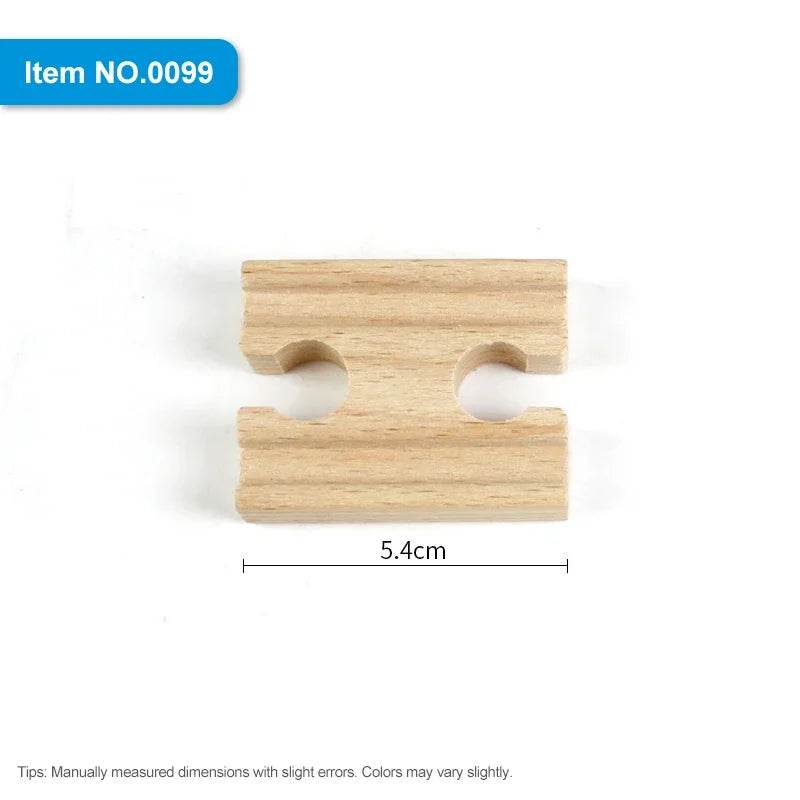 DIY Children Wooden Train Rail Track Accessories Toy Cross Track Railway Toys Compatible All Track for Kids Boys & Girls Gifts - AIAZ