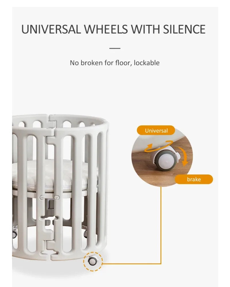 Travel Baby Bed, Baby Furniture Foldable Baby Crib