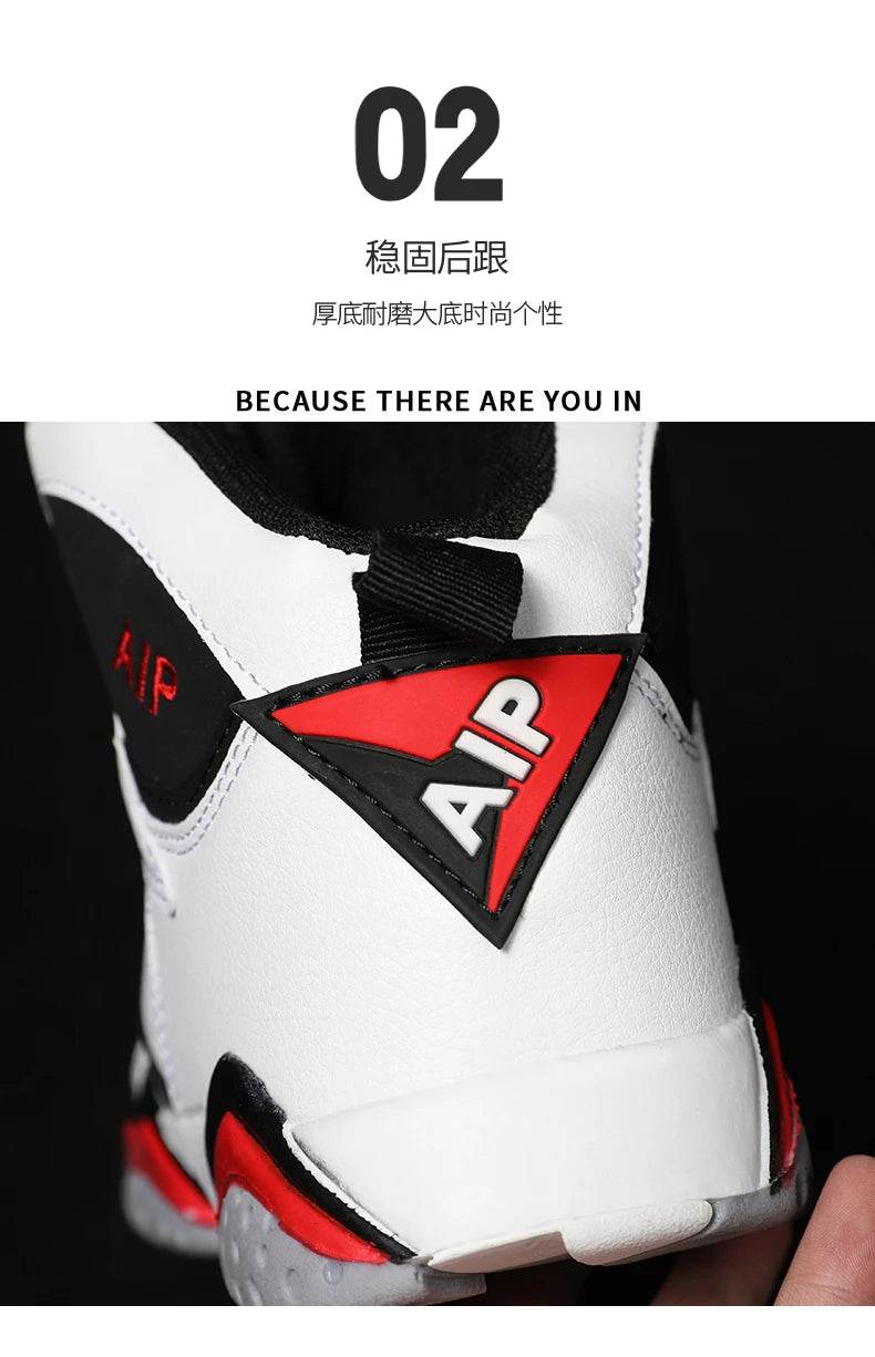 Men Basketball Shoes Fashion Non-slip Mens Casual Sneakers Man Sports High Quality Outdoor Jogging Shoes Boys Athletic Wear Traf - AIAZ