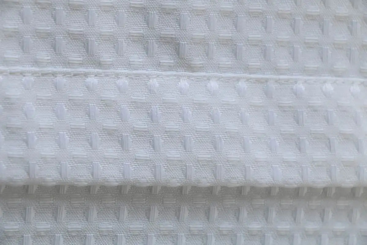 Minghe Fabric Shower Curtain,Heavy Duty Cloth Bathroom Shower Curtain,Polyester Shower Curtain Waffle 230 gsm